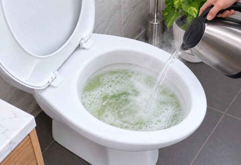 Cách Thông Bồn Cầu Bằng Nước Nóng Và Nước Rửa Chén Đơn Giản Tại Nhà